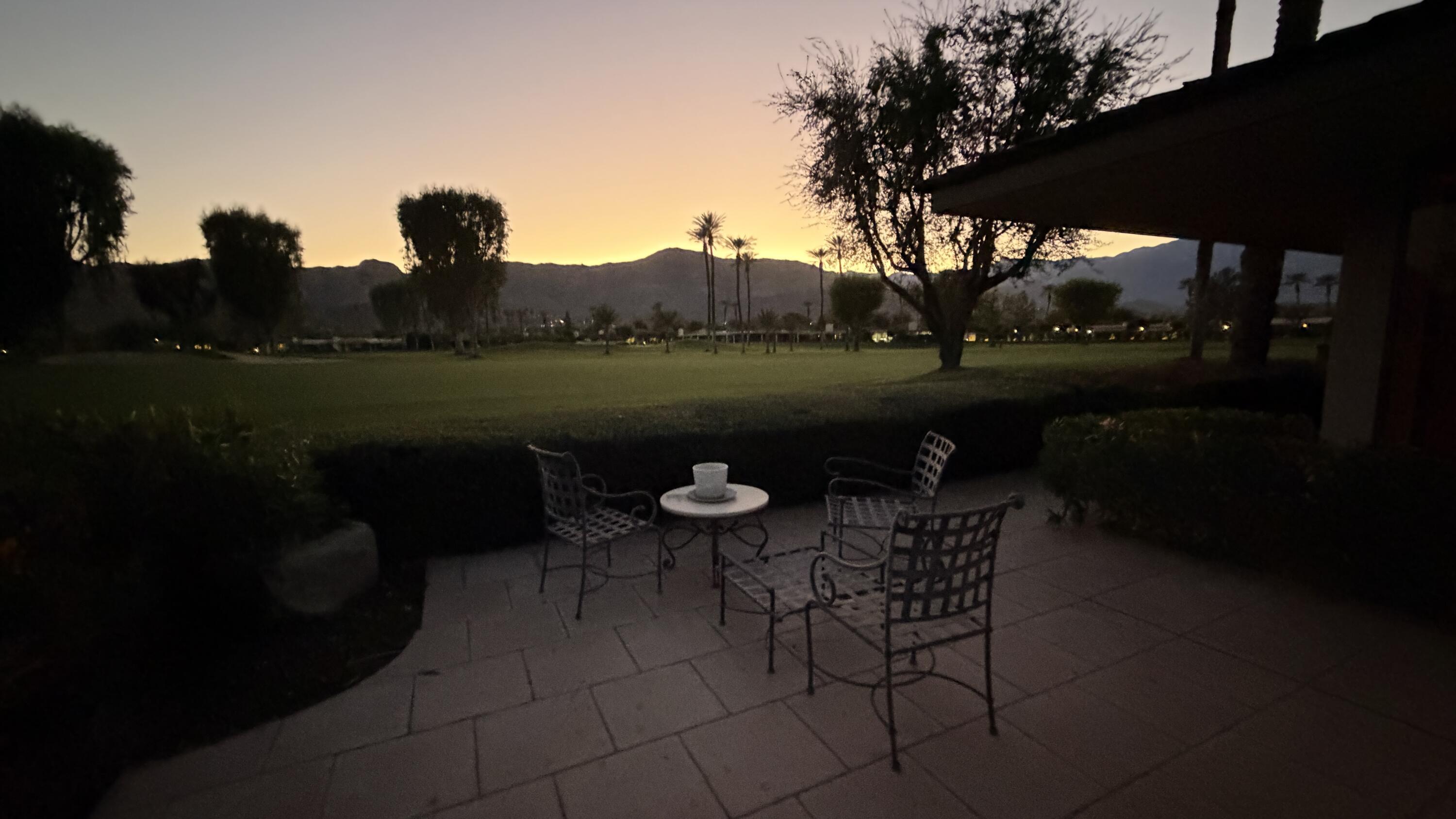 13 Duke Drive Rancho Mirage, CA 92270 - Photo 68 of 68 a view of a lake from a balcony with outdoor space