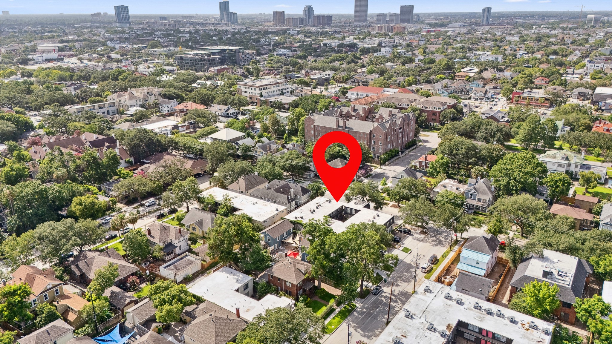 3402 Garrott Street, Unit 15 Houston, TX 77006 - Photo 17 of 17 a view of a city