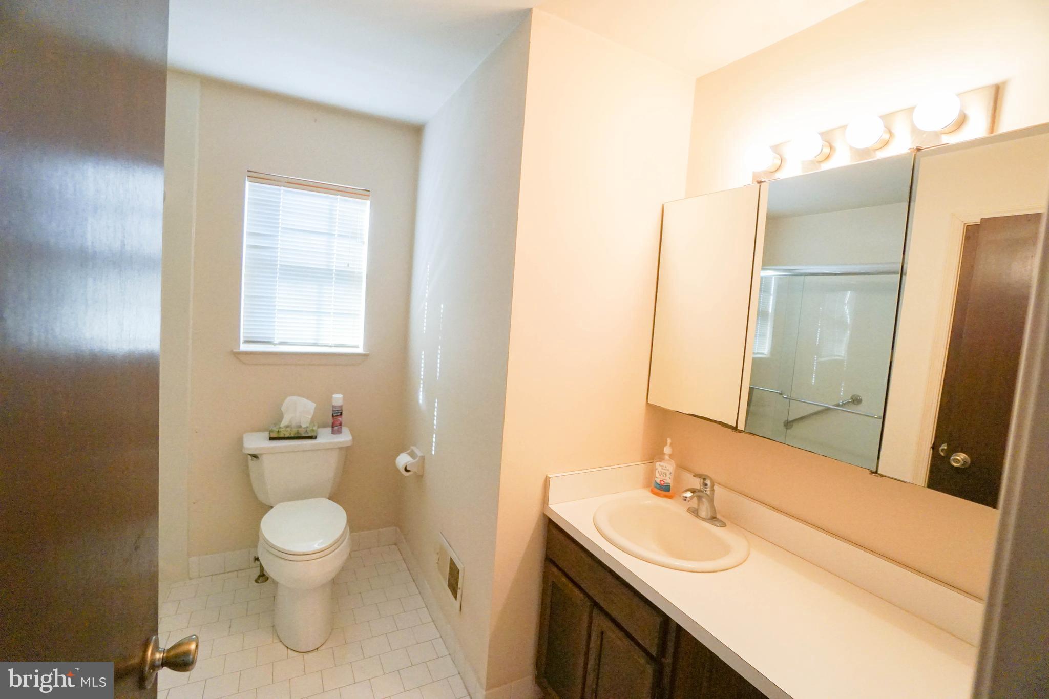 216 Danbury Drive Little Egg Harbor, NJ 08087 - Photo 13 of 19 a bathroom with a sink a toilet and a mirror