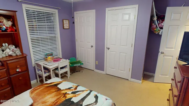 a backyard of a house with seating space