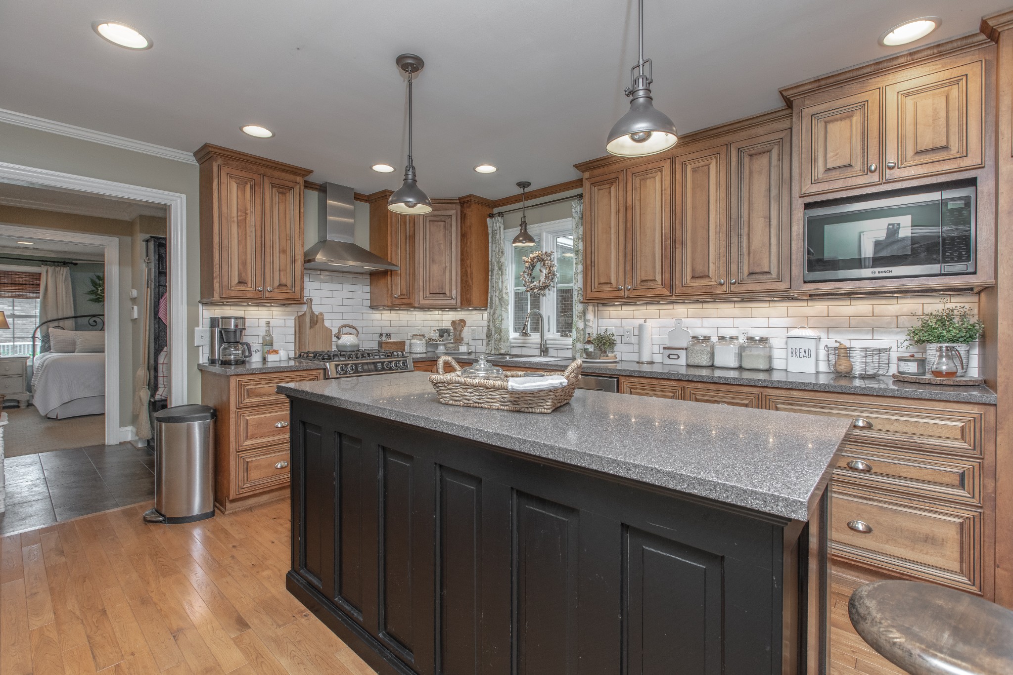 2013 Stratford Road Murfreesboro, TN 37129 - Photo 15 of 46 a kitchen with stainless steel appliances granite countertop a sink stove and refrigerator