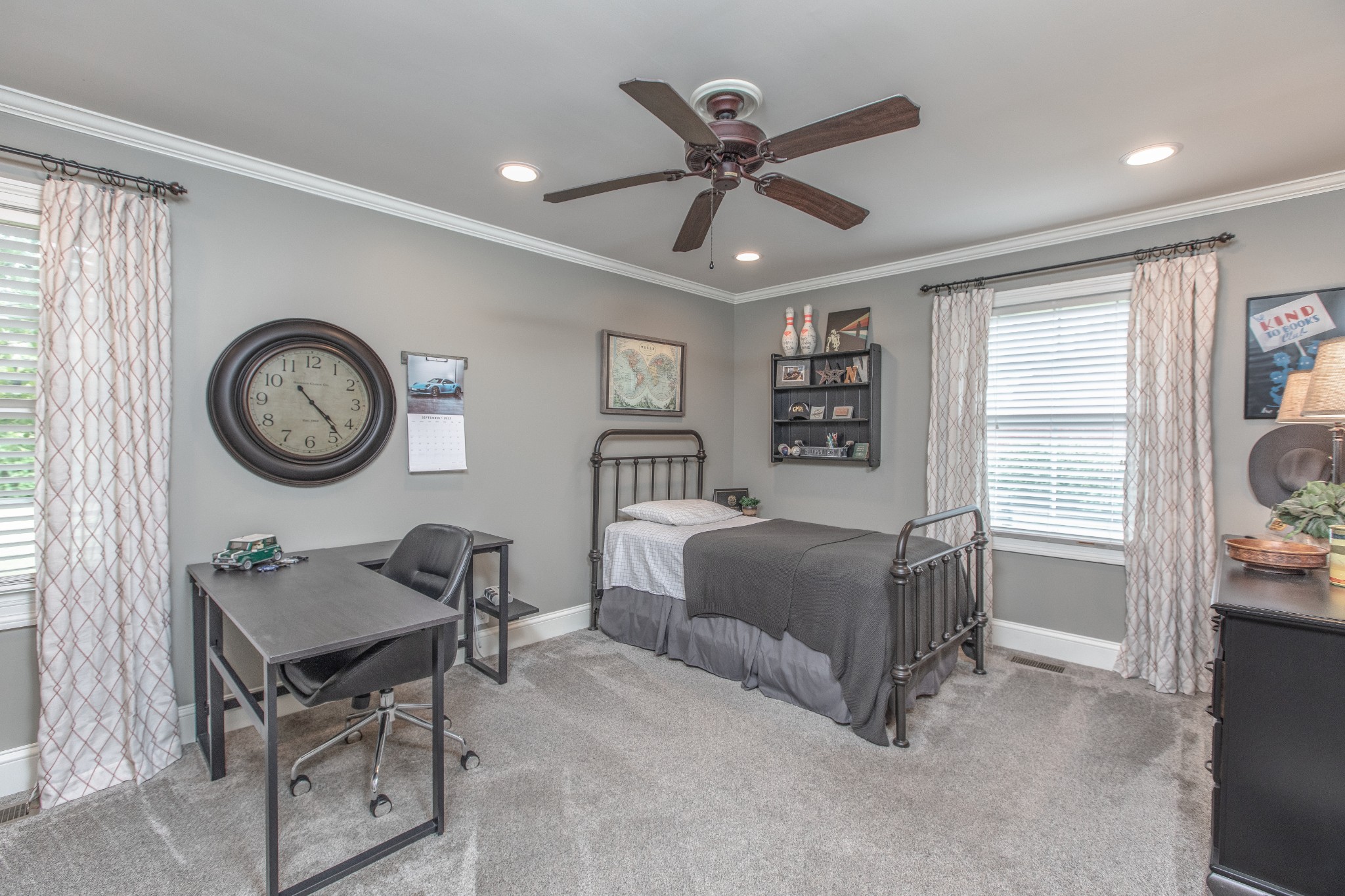 2013 Stratford Road Murfreesboro, TN 37129 - Photo 28 of 46 a living room with furniture a clock and a window