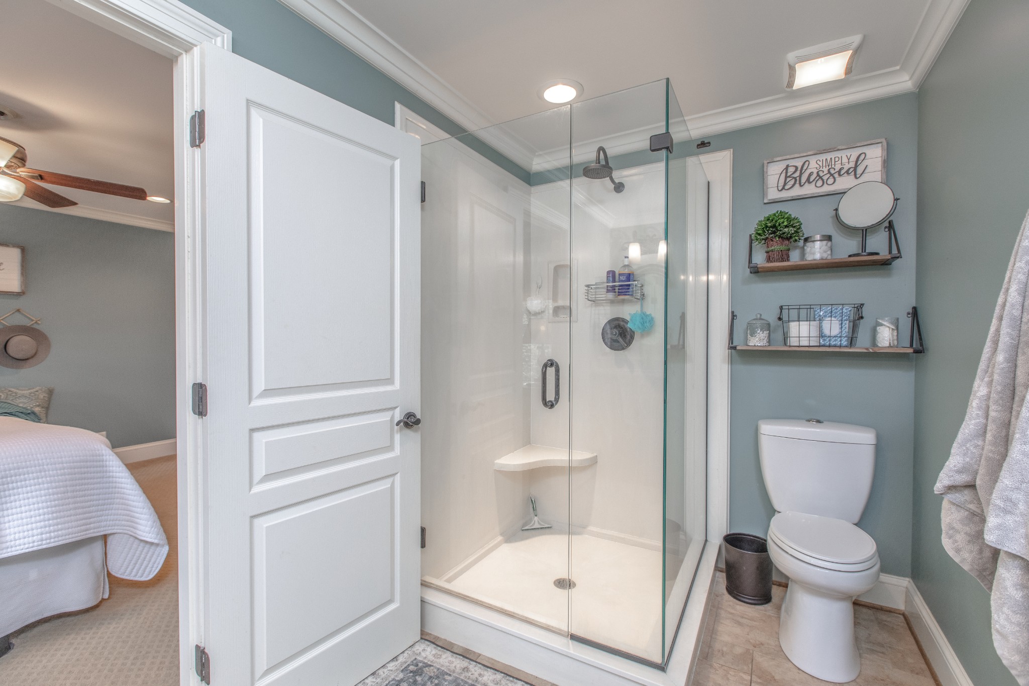 2013 Stratford Road Murfreesboro, TN 37129 - Photo 36 of 46 a bathroom with a toilet a sink and shower