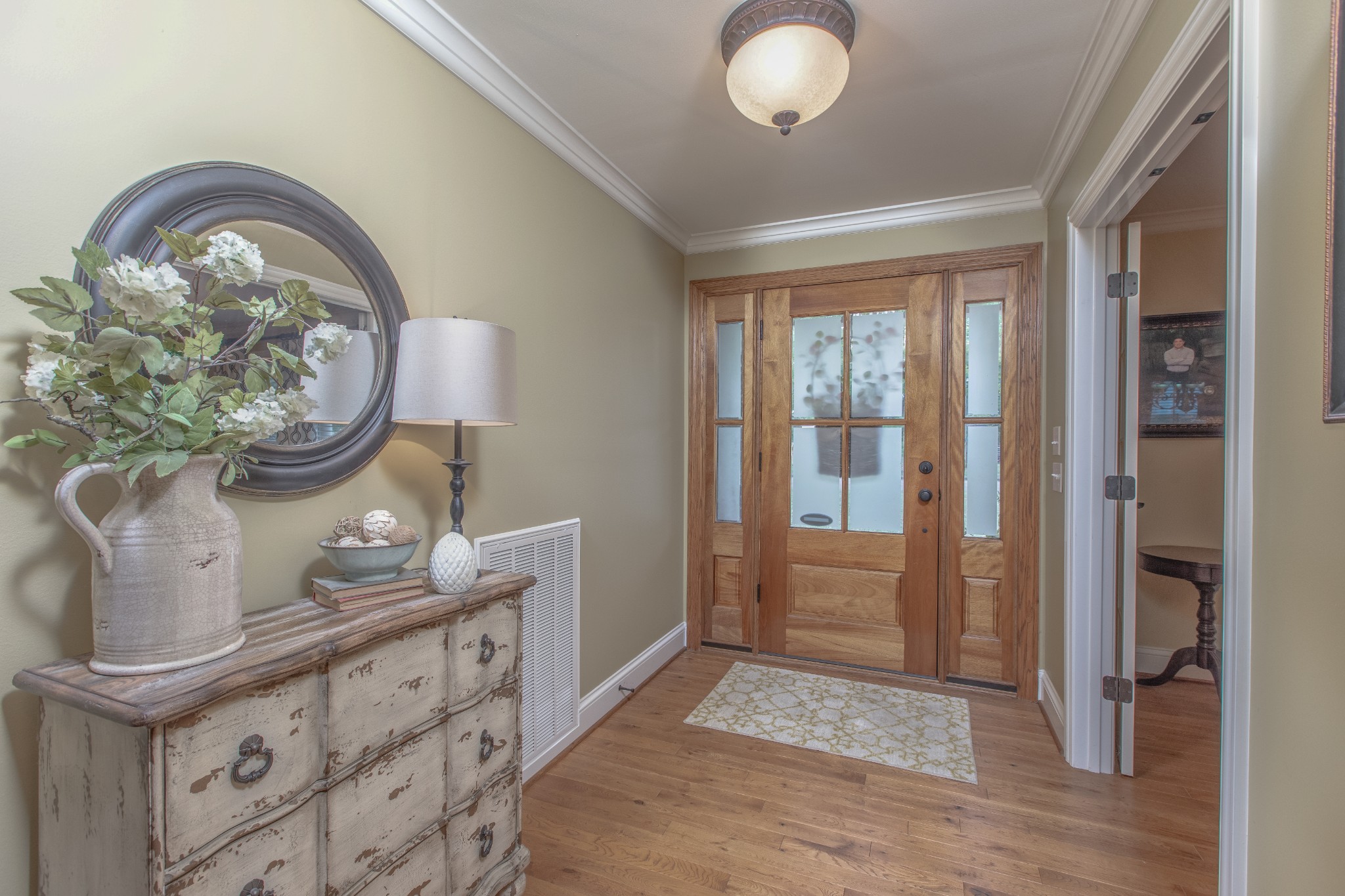 2013 Stratford Road Murfreesboro, TN 37129 - Photo 4 of 46 wooden floor in an entryway with a window