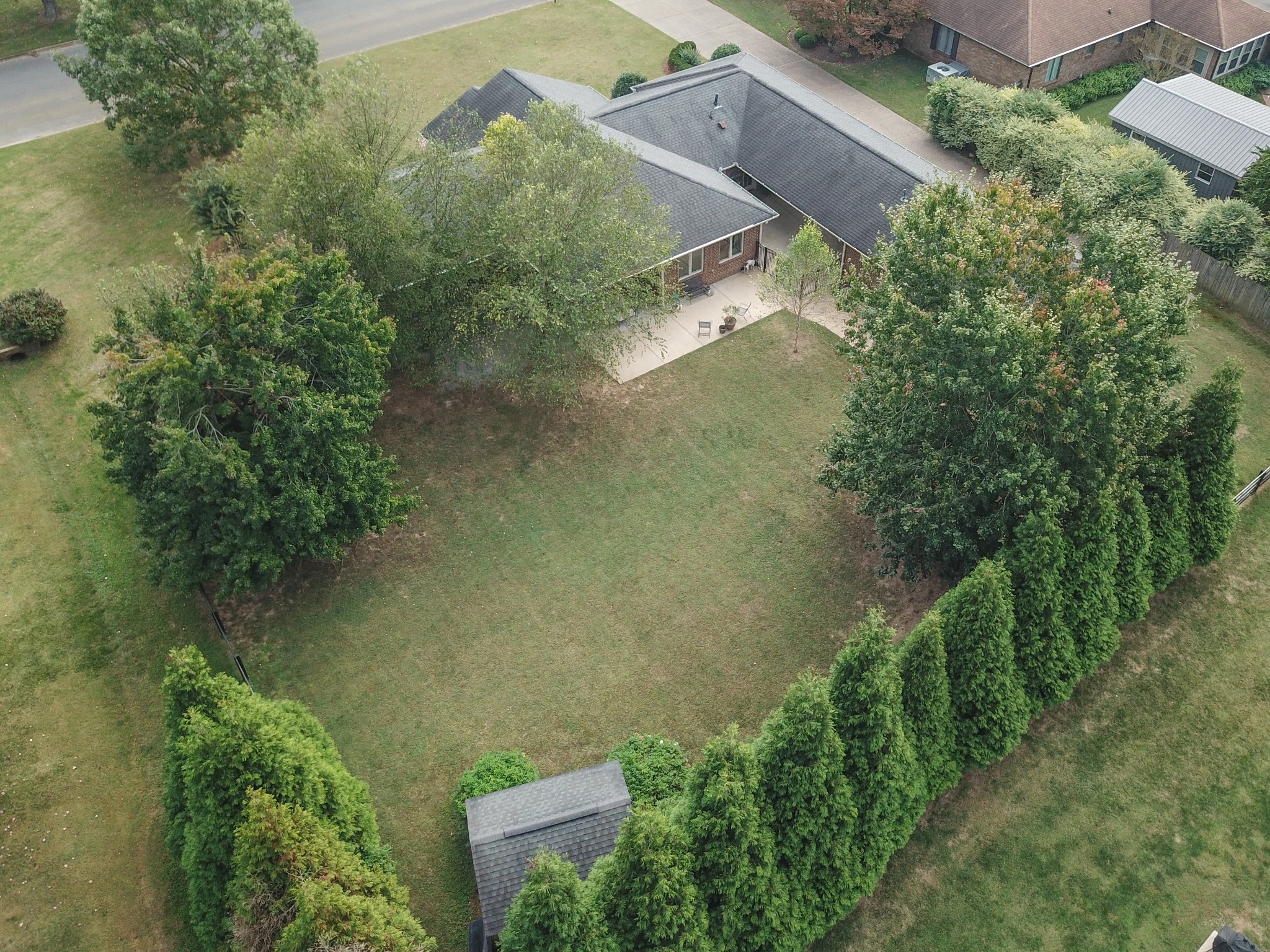 2013 Stratford Road Murfreesboro, TN 37129 - Photo 44 of 46 an aerial view of a house with a yard