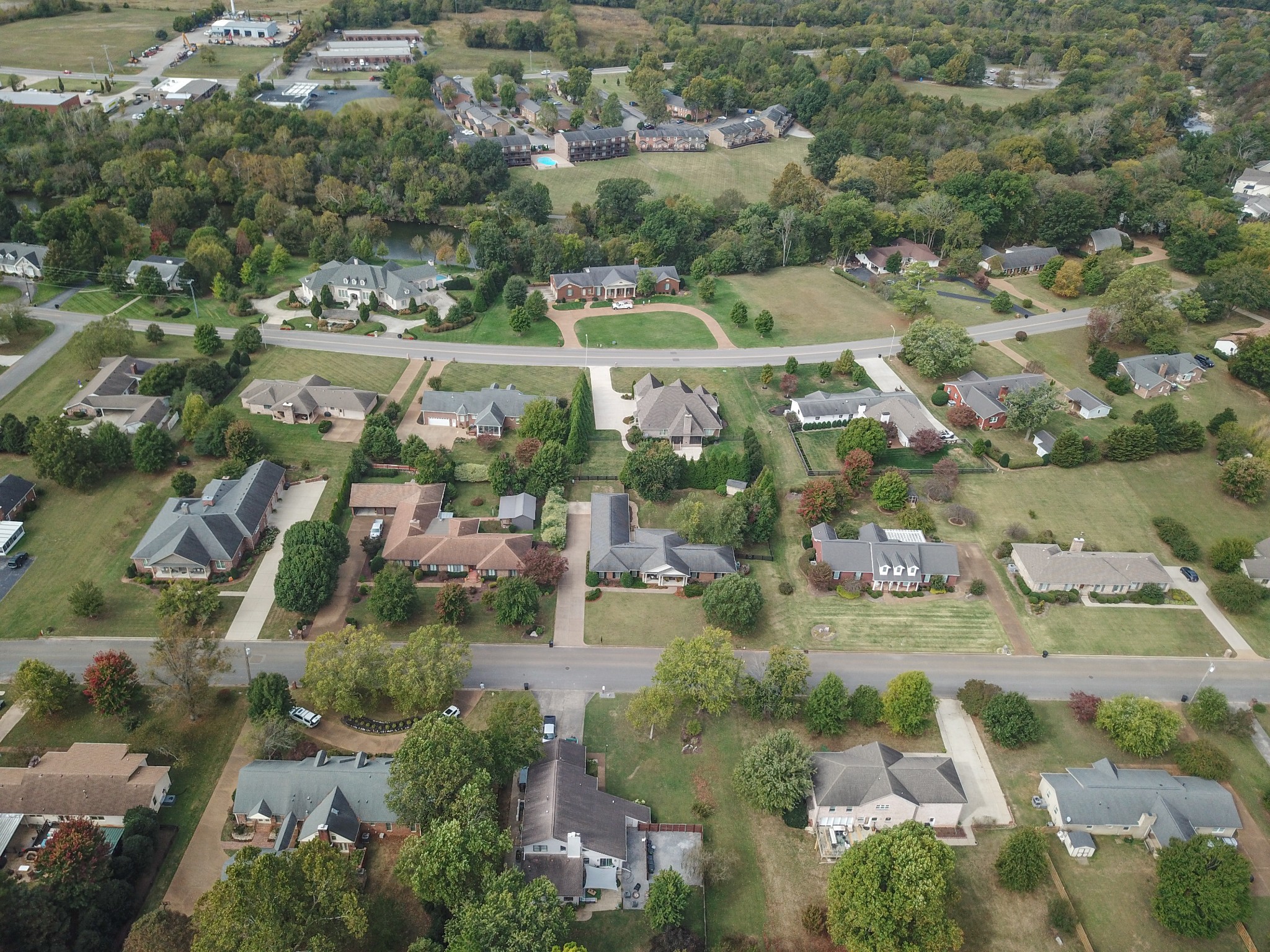 2013 Stratford Road Murfreesboro, TN 37129 - Photo 46 of 46 an aerial view of residential houses with outdoor space