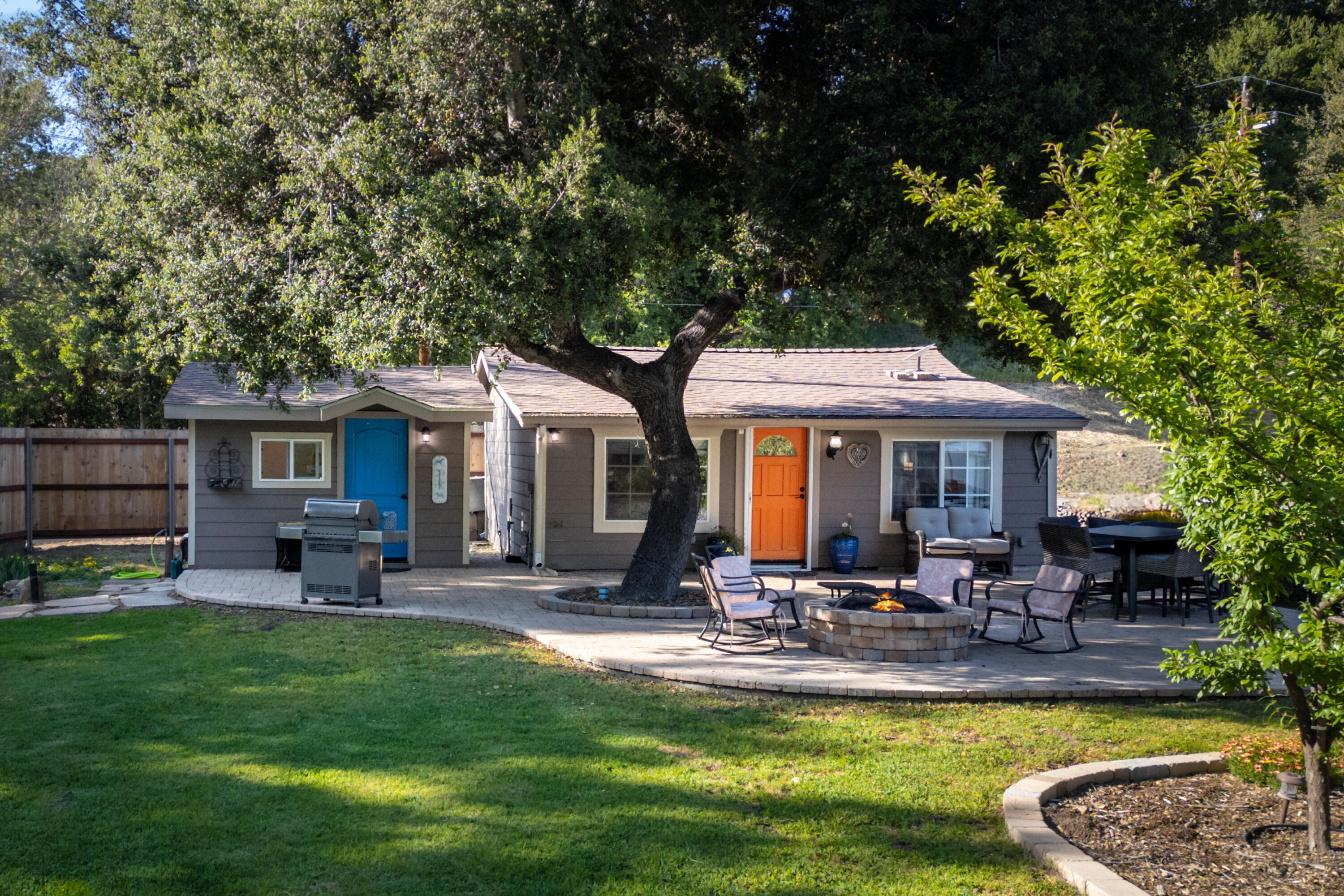 710 Ballard Canyon Road Solvang, CA 93463 - Photo 14 of 23 a view of a house with swimming pool and sitting area