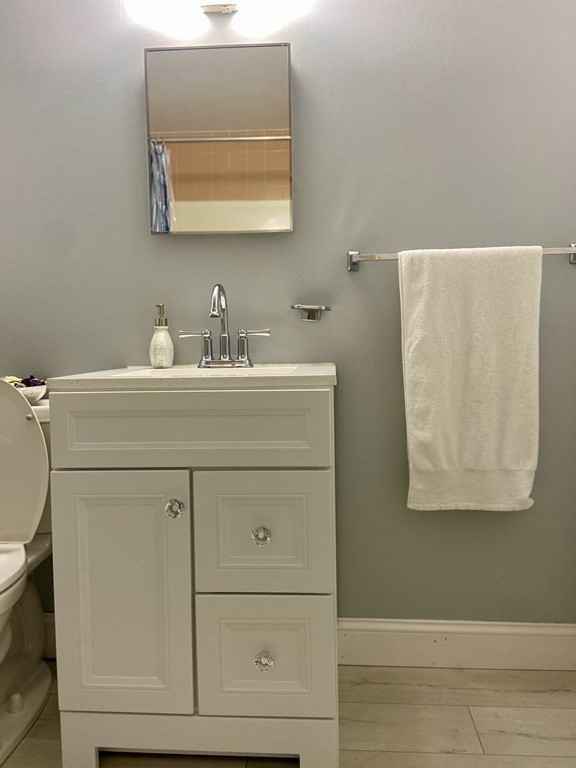 113 Manor Court, Unit 113 Springfield, MA 01118 - Photo 16 of 19 a bathroom with a sink and a mirror