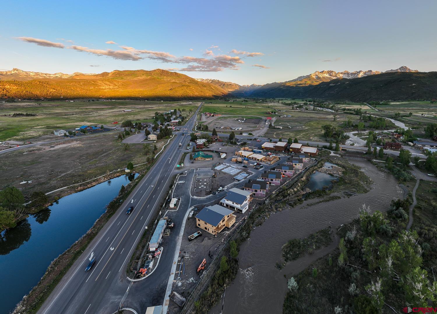 174 Alpine Lane, Unit 201 Ridgway, CO 81432 - Photo 25 of 27 an aerial view of residential houses with outdoor space