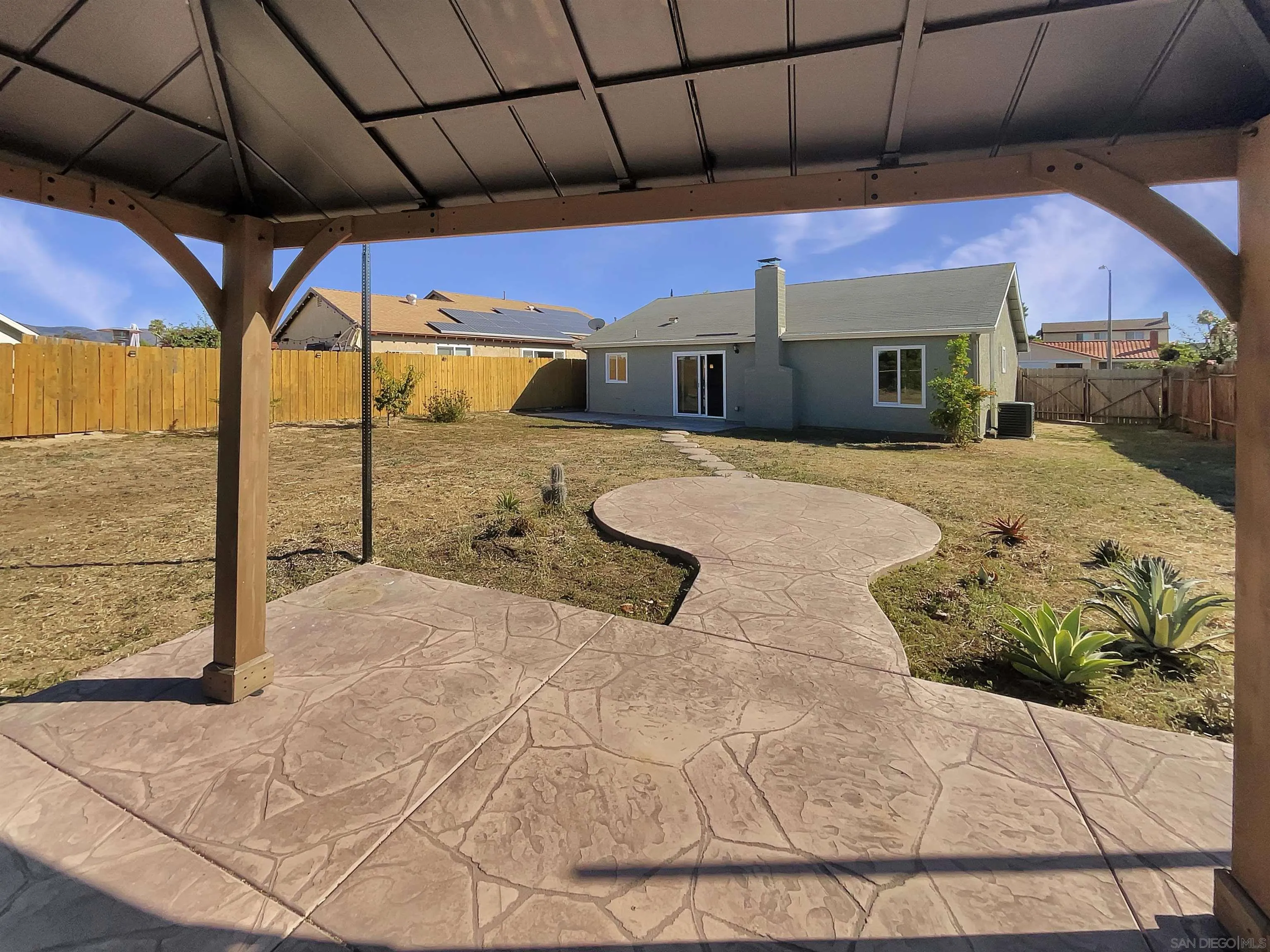 8238 Cacus Street Spring Valley, CA 91977 - Photo 22 of 22 a view of a backyard of a house