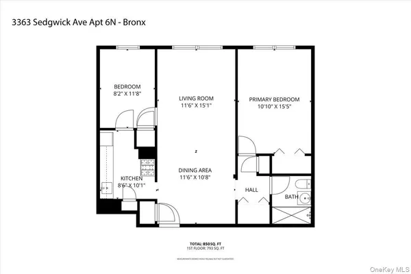 $275,000 | 3363 Sedgwick Avenue, Unit 6N | Kingsbridge Heights