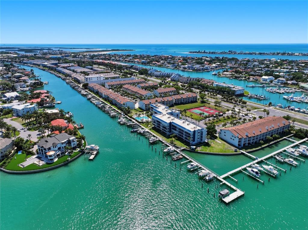 363 Pinellas Bayway South, Unit 29 Tierra Verde, FL 33715 - Photo 56 of 59 an aerial view of a house