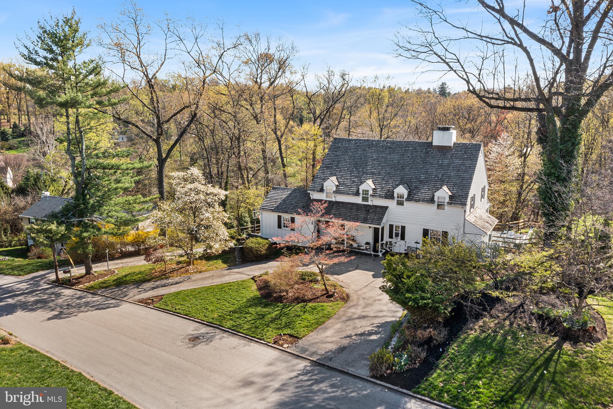 130 Colket Lane Devon, PA 19333 - Photo 34 of 34 an aerial view of a house with a yard and large tree