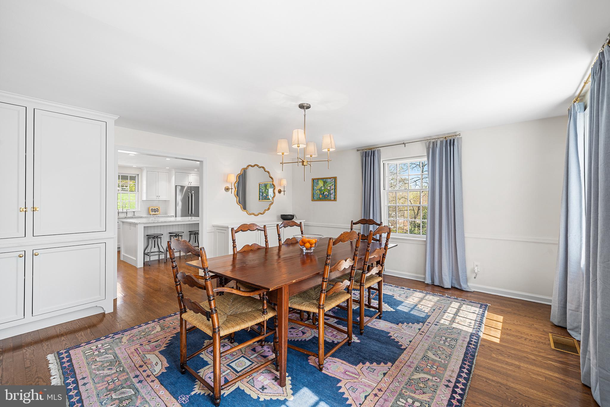 130 Colket Lane Devon, PA 19333 - Photo 7 of 34 a view of a dining room with furniture window and wooden floor