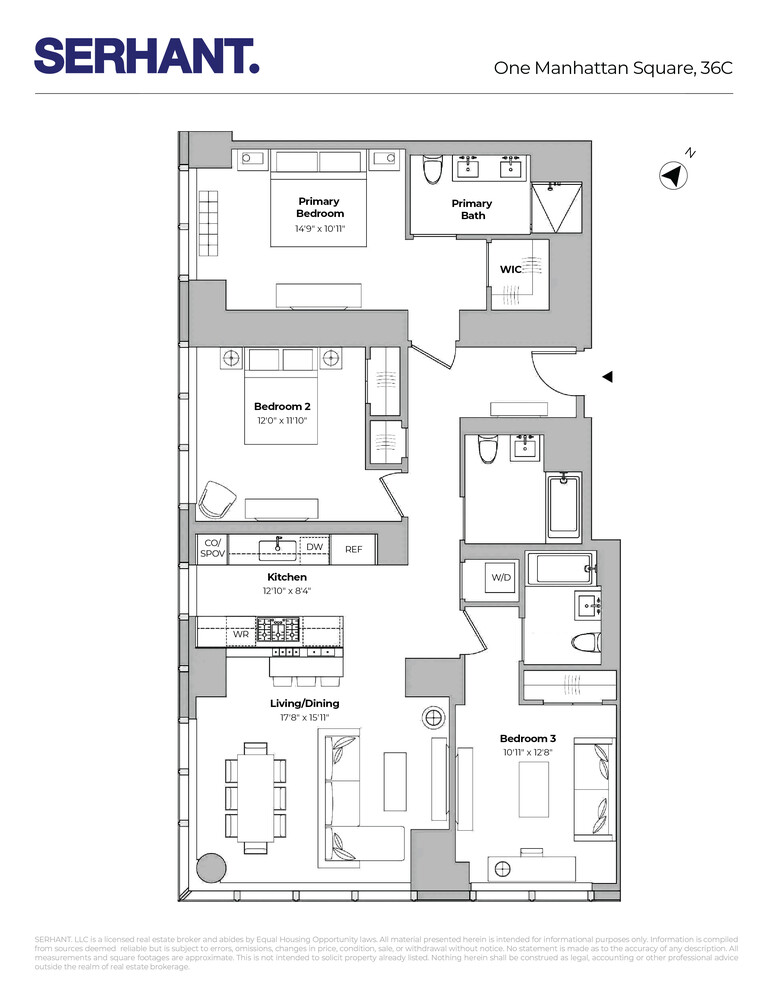 252 South Street, Unit 36C Manhattan, NY 10002 - Photo 32 of 32 a picture of a bench in front of a door