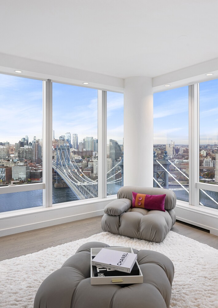 252 South Street, Unit 36C Manhattan, NY 10002 - Photo 3 of 32 a living room with furniture or window and a couch