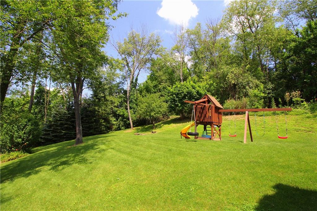 306 Sygan Road McDonald, PA 15057 - Photo 21 of 24 Beautiful yard is 1.6 acres. This is a view of the side yard.