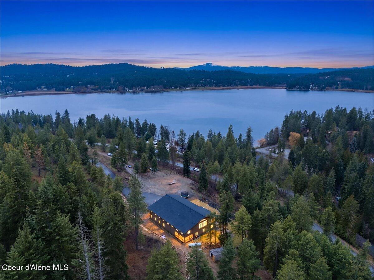 17045 West Cade Road Hauser, ID 83854 - Photo 1 of 83 01-Twilight Aerial Back of Home