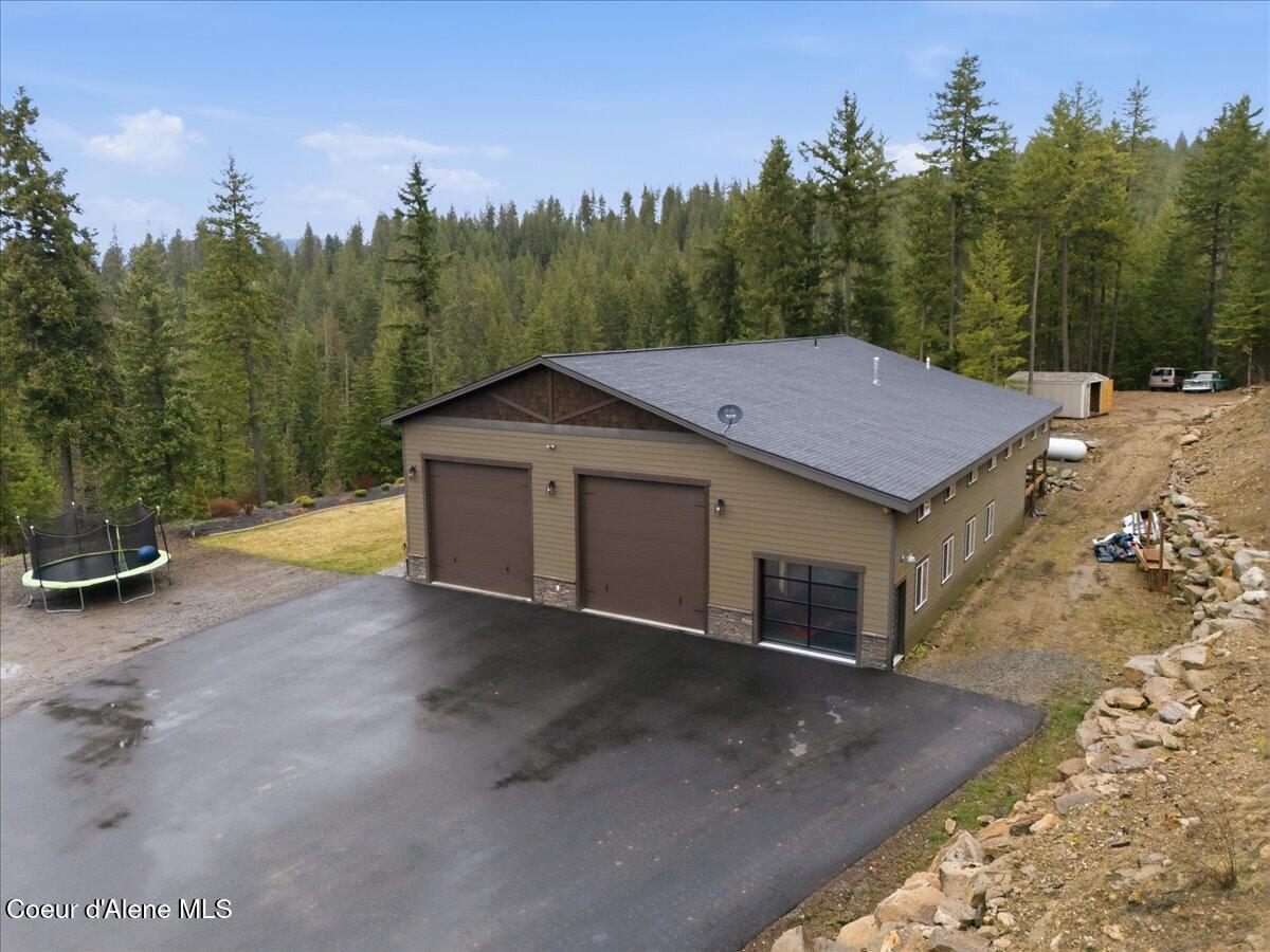 17045 West Cade Road Hauser, ID 83854 - Photo 6 of 83 06-Aerial Front of Home
