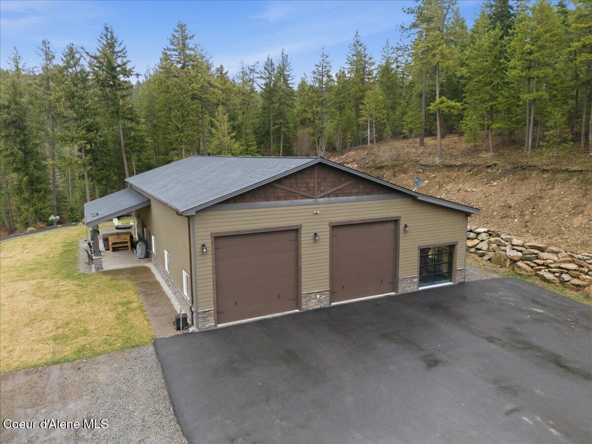 17045 West Cade Road Hauser, ID 83854 - Photo 8 of 83 08-Aerial Front of Home