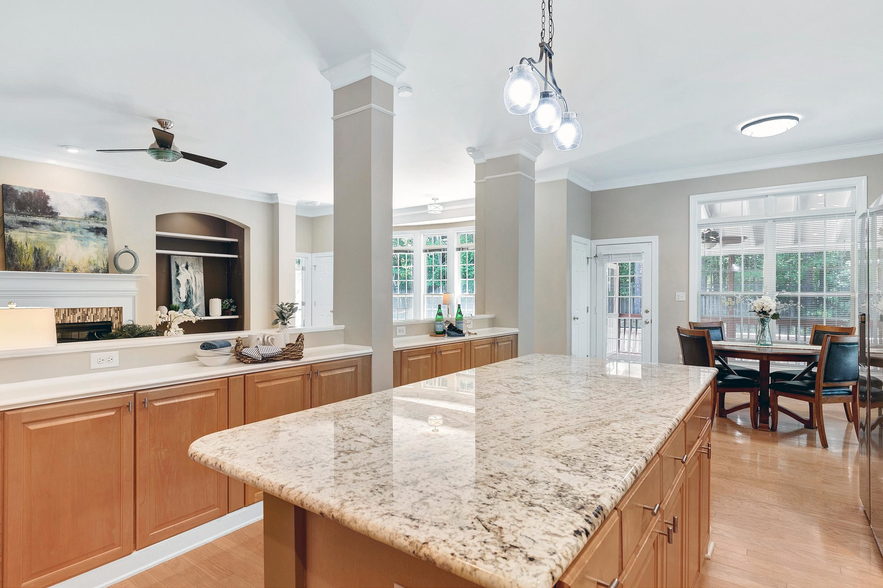 5033 Bartons Enclave Lane Raleigh, NC 27613 - Photo 27 of 58 View from the kitchen to the back of the home Kitchen