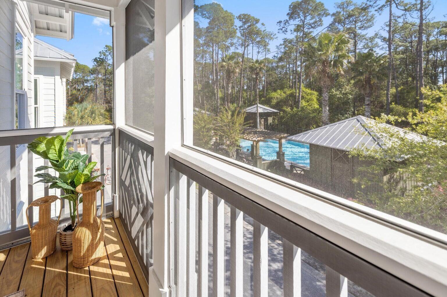 171 Redbud Ln Inlet Beach Inlet Beach, FL 32461 - Photo 15 of 38 a view of a balcony with wooden floor