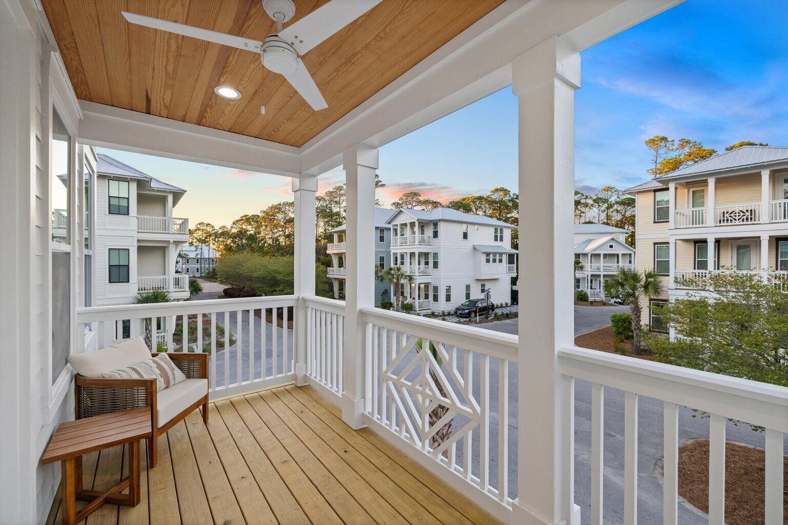 171 Redbud Ln Inlet Beach Inlet Beach, FL 32461 - Photo 19 of 38 a view of a two chairs in the balcony