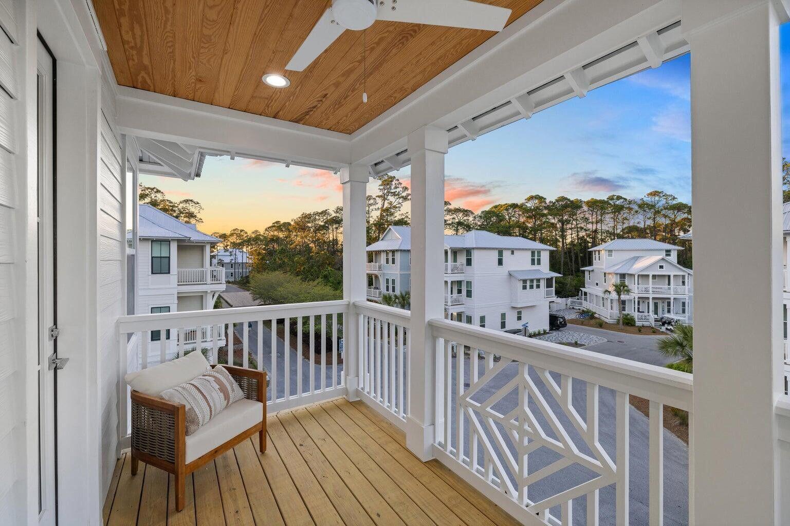 171 Redbud Ln Inlet Beach Inlet Beach, FL 32461 - Photo 22 of 38 a view of a two chairs in the balcony