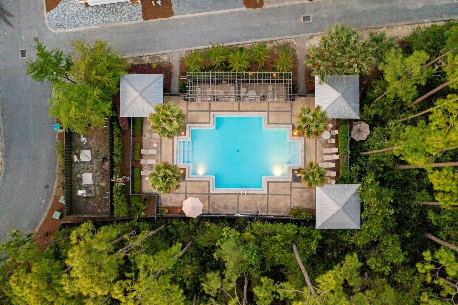171 Redbud Ln Inlet Beach Inlet Beach, FL 32461 - Photo 33 of 38 an aerial view of a house with a yard