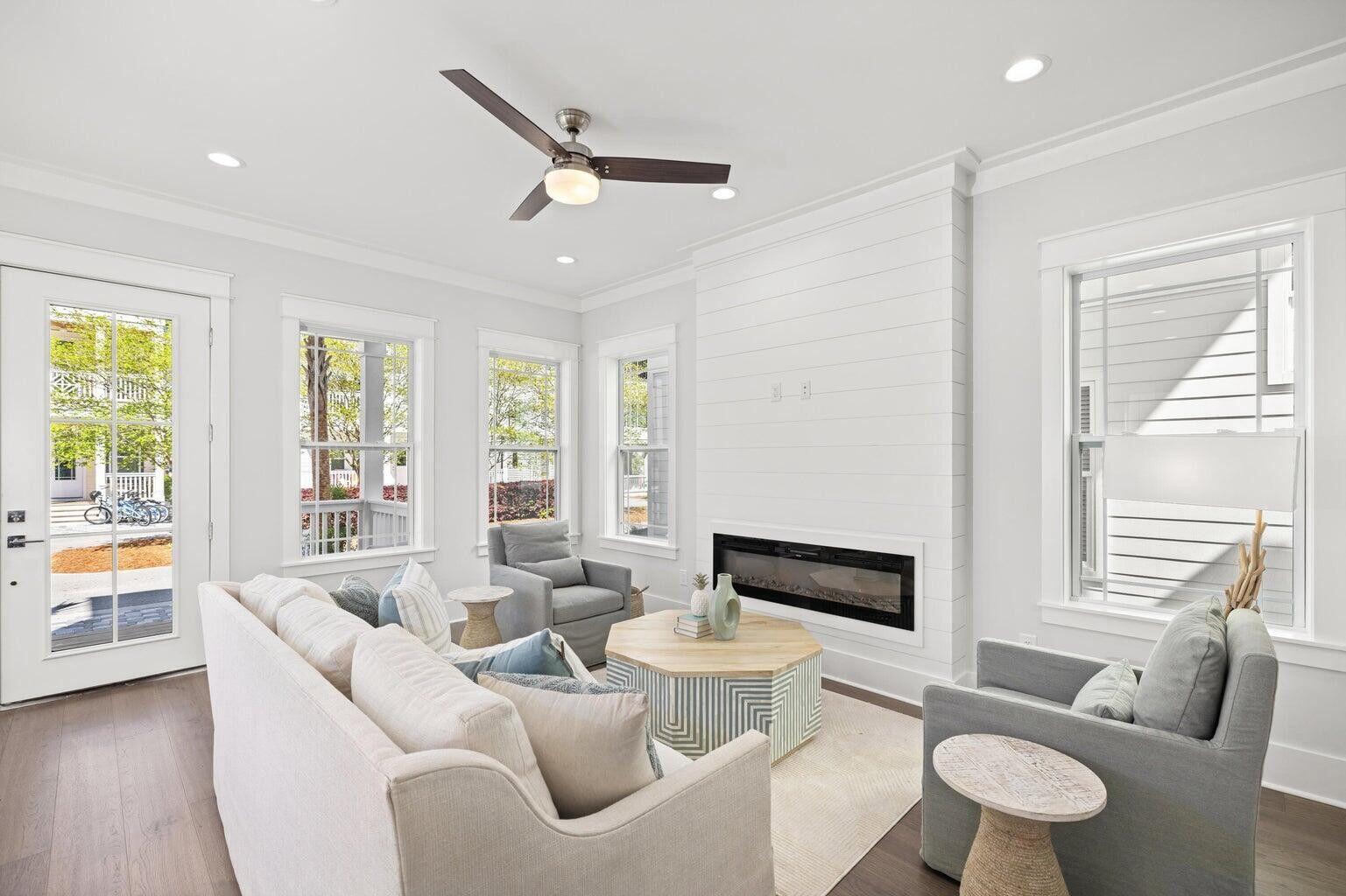 171 Redbud Ln Inlet Beach Inlet Beach, FL 32461 - Photo 5 of 38 a living room with furniture and a large window