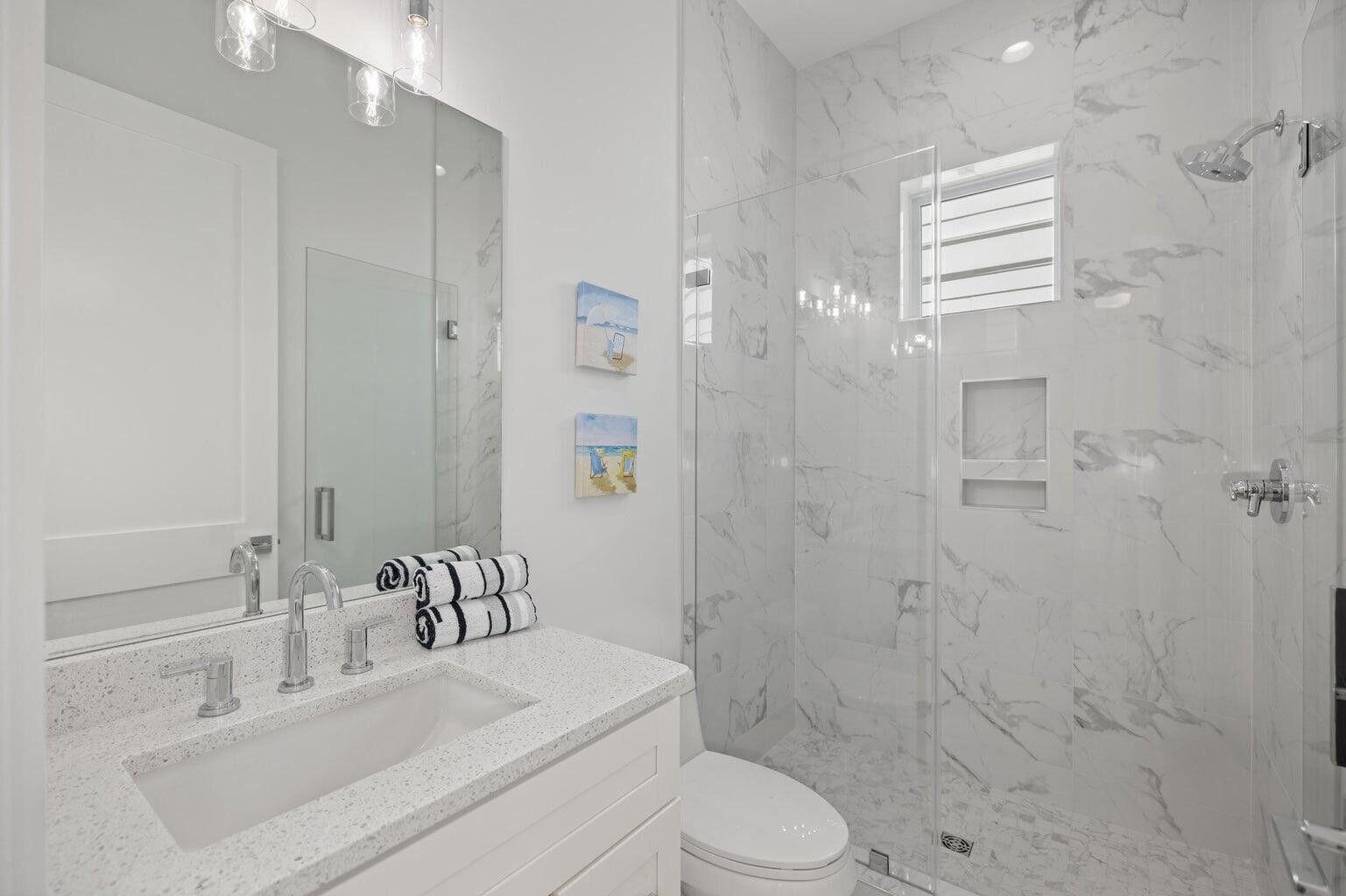 171 Redbud Ln Inlet Beach Inlet Beach, FL 32461 - Photo 10 of 38 a bathroom with a sink toilet and shower