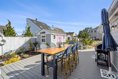 a outdoor space with furniture