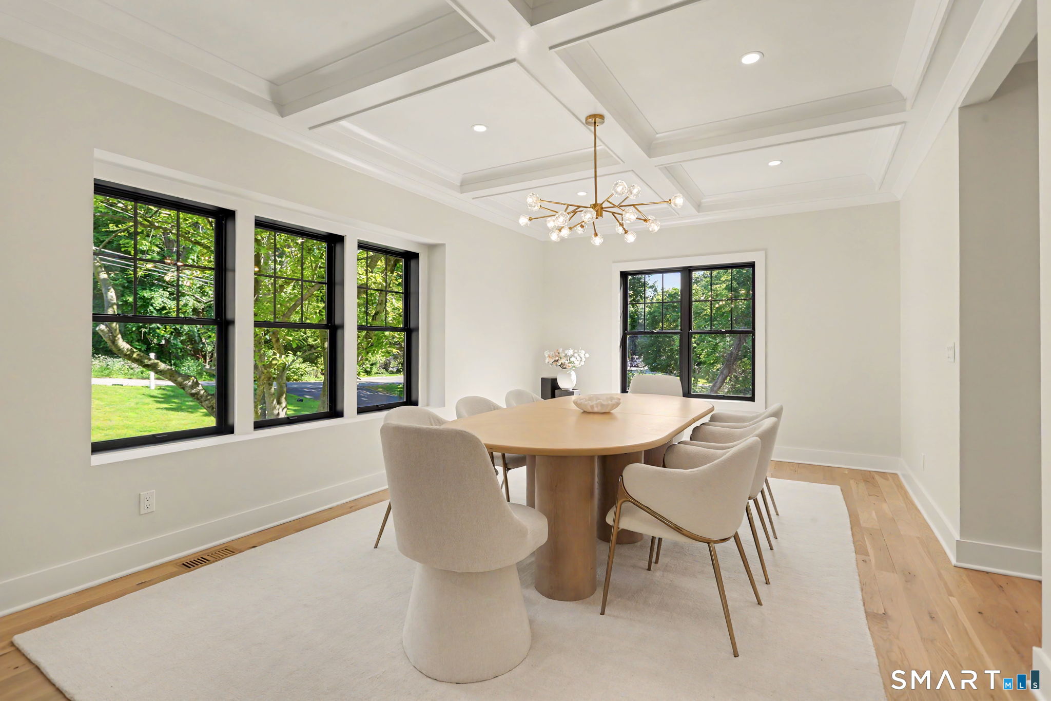 31 Gray Farms Road Stamford, CT 06905 - Photo 9 of 40 a view of a dining room with furniture window and outside view