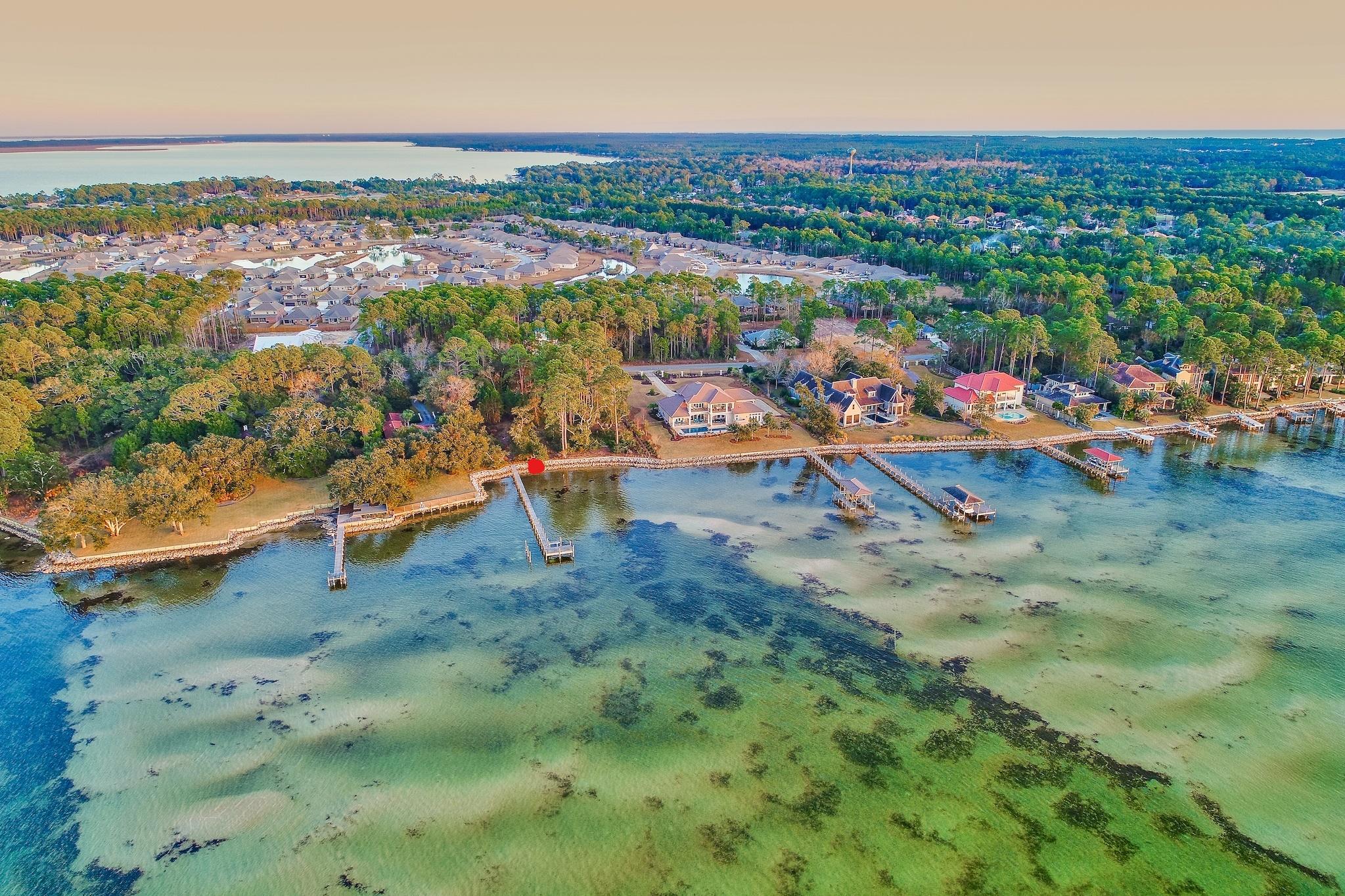 4 C Driftwood Point Road Santa Rosa Beach, FL 32459 - Photo 1 of 14 an aerial view of a houses with outdoor space