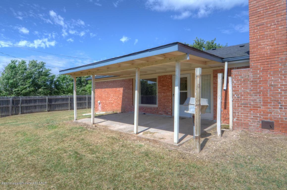 25 Kendall Road Amarillo, TX 79124 - Photo 19 of 19 back patio