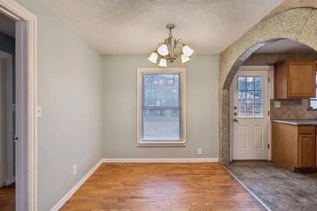 a view of an entryway door