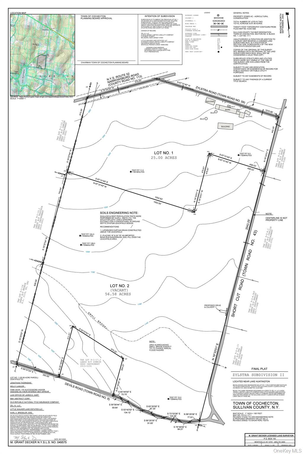 Lot 17.9 Shortcut Road Cochecton, NY 12726 - Photo 20 of 21 Survey map / technical document