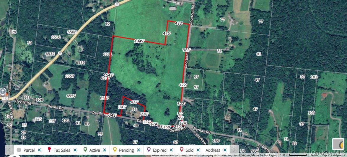 Lot 17.9 Shortcut Road Cochecton, NY 12726 - Photo 21 of 21 Map / location with property parcel outlined