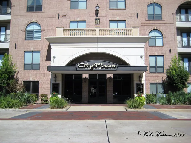 a front view of a building