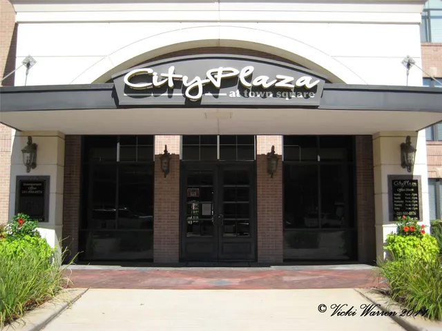 a black and white building