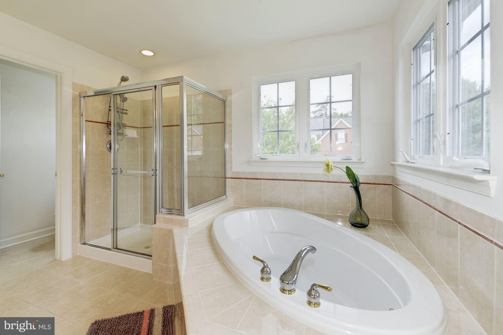407 Potomac Ridge Drive Fort Washington, MD 20744 - Photo 18 of 30 a bathroom with a tub and a shower
