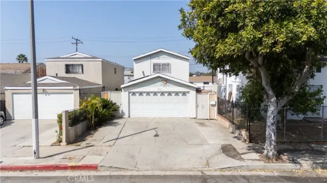 a sign board and yard