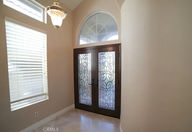 a view of front door with hallway