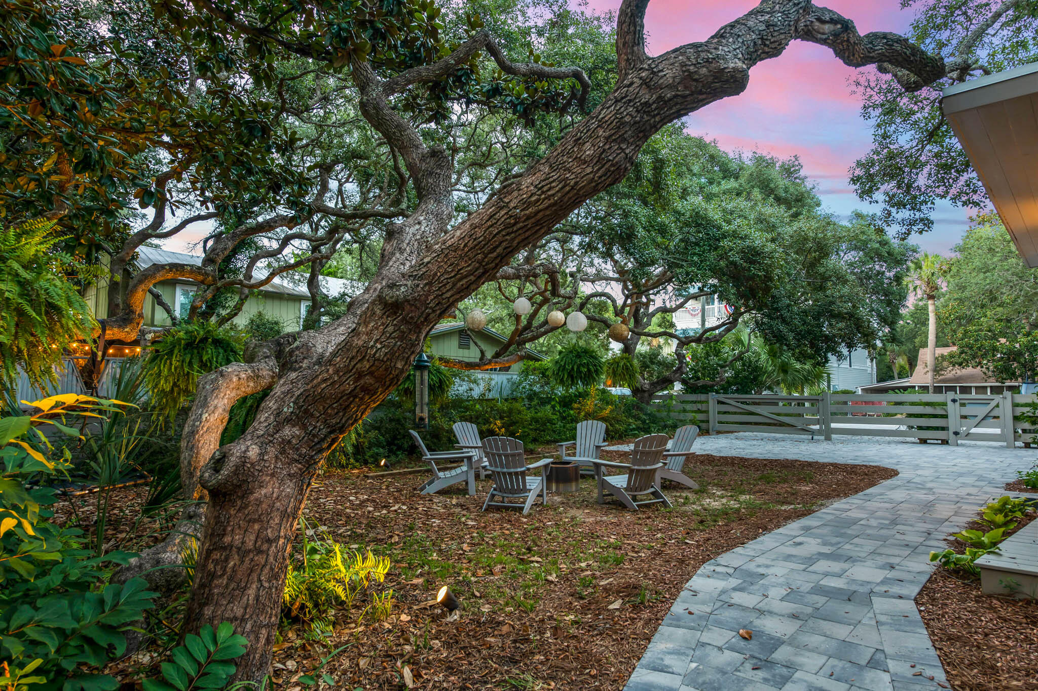 450 Defuniak Street Santa Rosa Beach, FL 32459 - Photo 72 of 75 a view of a backyard with sitting area