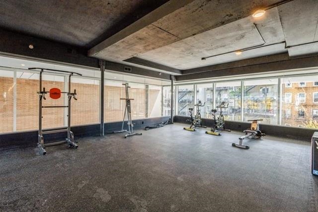 401 Jackson Street, Unit 503 Hoboken, NJ 07030 - Photo 20 of 29 a view of a room with gym equipment