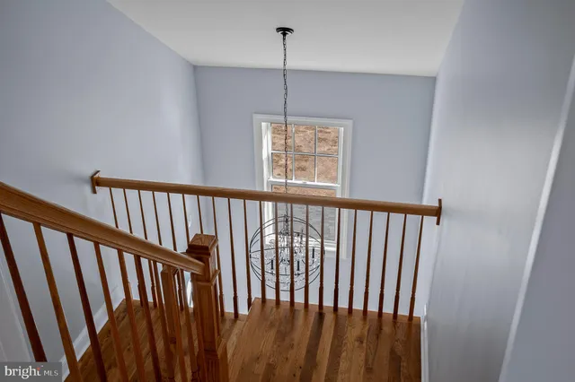 a view of hallway with window