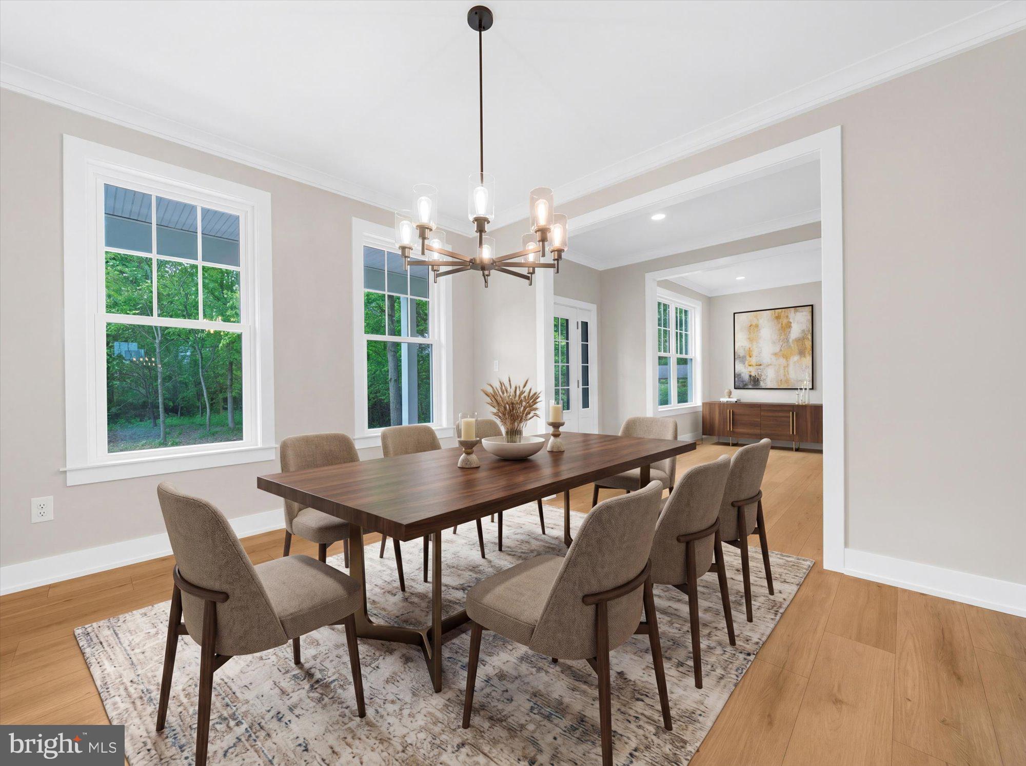 394 Renninger Road Perkiomenville, PA 18074 - Photo 5 of 41 a view of a dining room with furniture window and outside view
