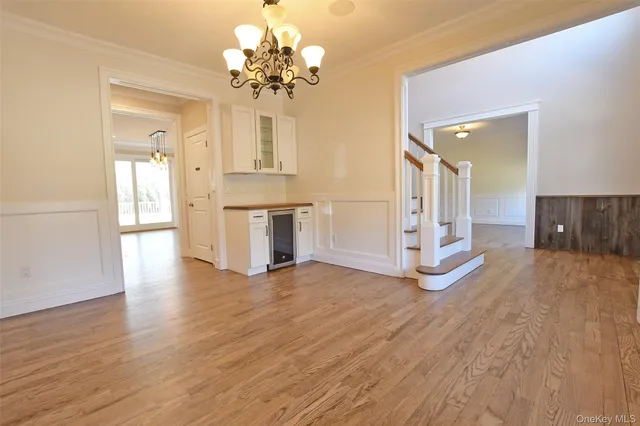 a view interior of the house with wooden floor
