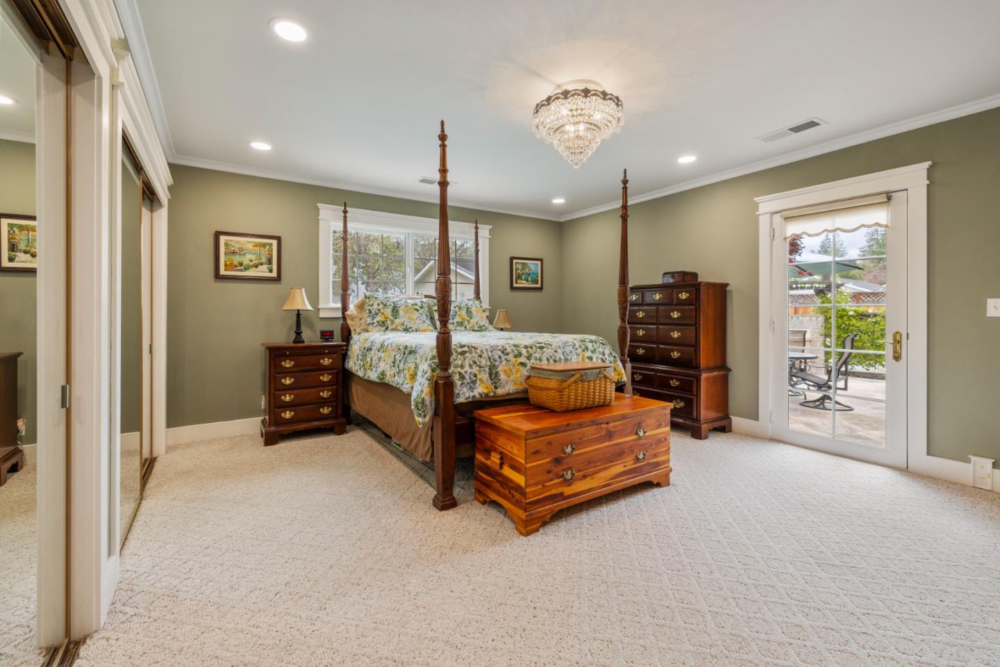 261 Cherry Lane Campbell, CA 95008 - Photo 15 of 49 a spacious bedroom with a bed and a large window