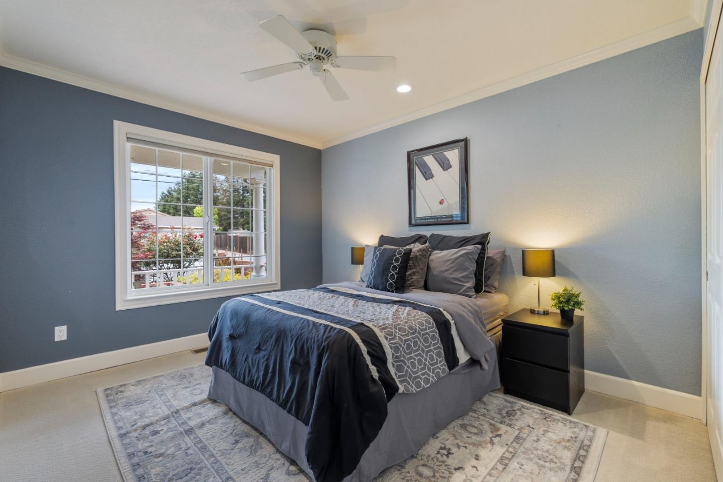 261 Cherry Lane Campbell, CA 95008 - Photo 18 of 49 a bedroom with a bed and a window